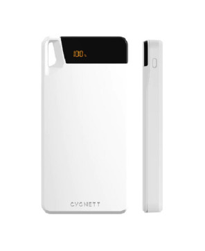 Cygnett ChargeUp Boost 4th Gen 10K mAh Power Bank in White CY4748PBCHE