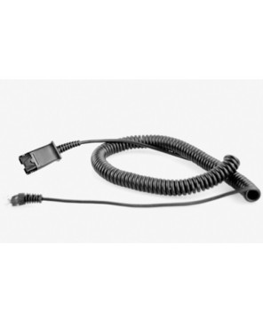 TTS-QD002(A) P-QD Quick Disconnect to Modular Plug Bottom Lead - Equivalent to Plantronics U10P-S