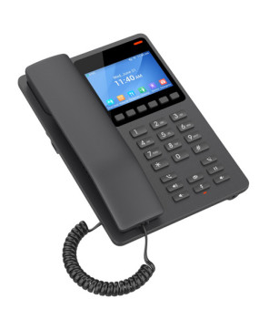 Grandstream 2-Line POE Desktop Hotel IP Phone with 3.5" Color LCD in Black GHP631