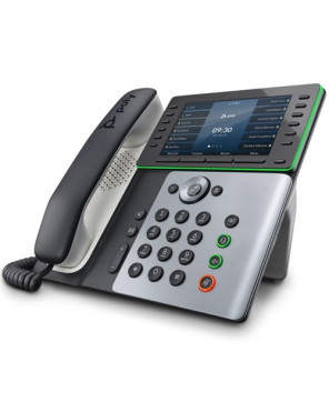 HP Poly Edge E550 IP Phone and PoE-Enabled 82M91AA