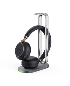 Buy Yealink BH76 Plus UC USB-C/A Bluetooth Stereo Headset with Charging Stand in Black BH76P-UC-CA-CS