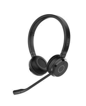 Jabra Evolve 65 TE UC Stereo Bluetooth Wireless USB-A Headset with Charge Stand 6699-833-499