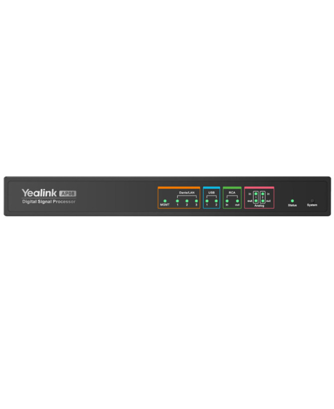 Yealink AP08 Dante Rack-Mount Digital Signal Processor