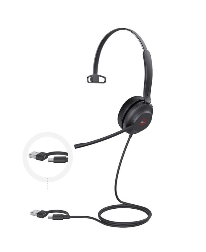 Yealink UH37 Mono Teams USB-C/A Wired Headset