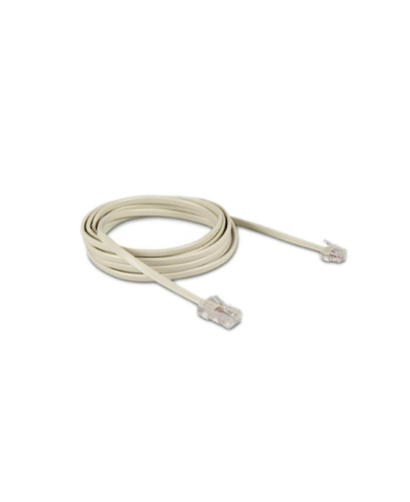 2M RJ12 to RJ45 4-Conductor Line Cord in Ivory LC0081/IVY